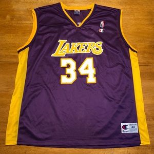 Vintage Champion LA Lakers Shaquille O'Neal Jersey